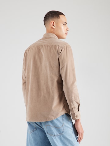 SELECTED HOMME Regular fit Overhemd 'SLHDAN' in Beige