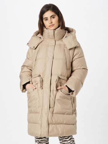 Cappotto invernale di Didriksons in beige: frontale