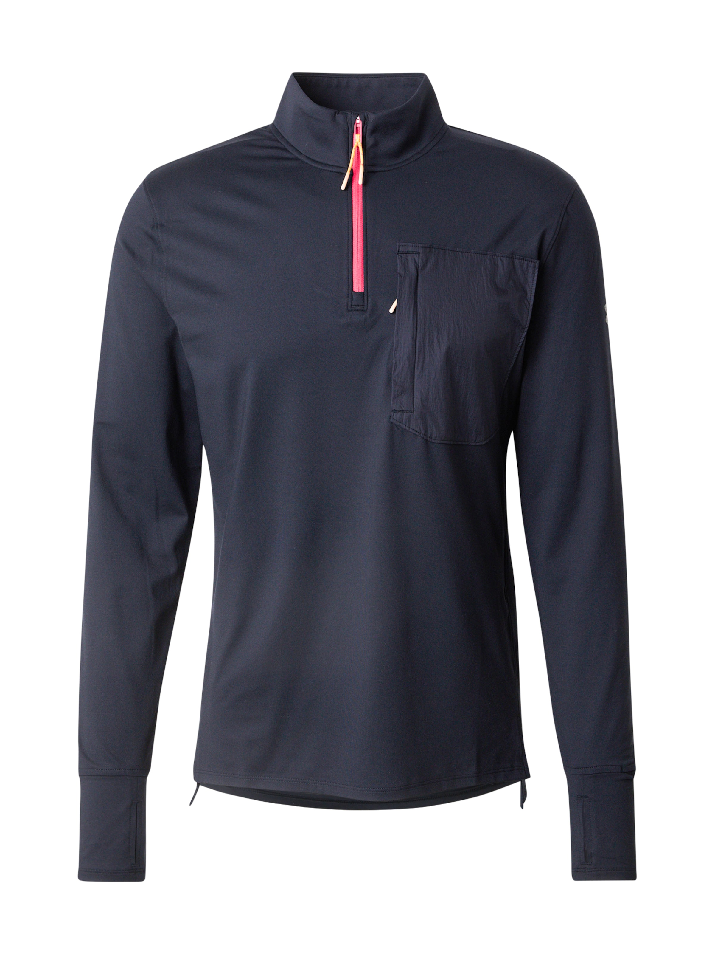 UNDER ARMOUR Funktionstopp 'RUN TRAIL' i svart: framsida