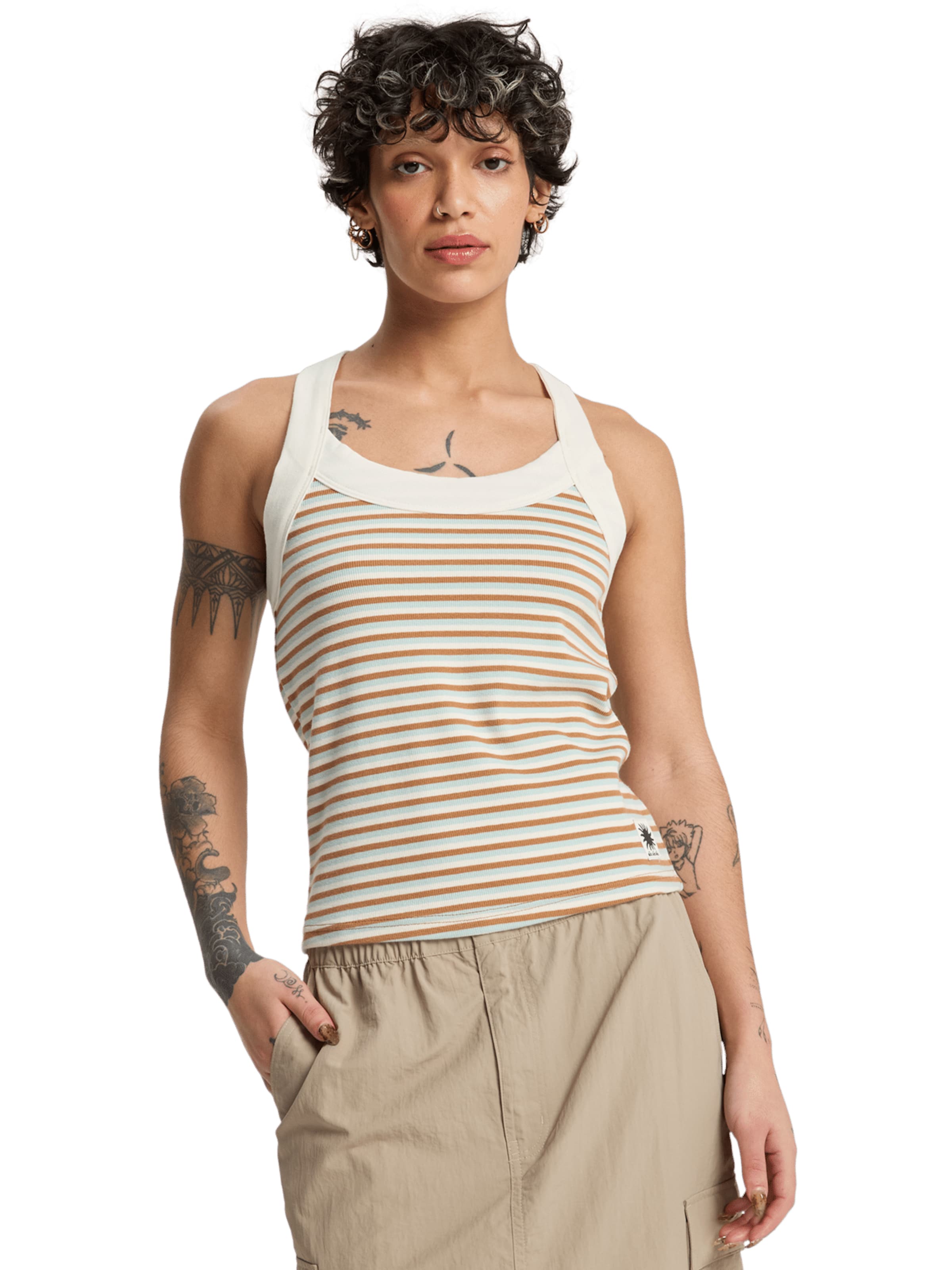 QUIKSILVER Top 'Riza' in Braun: Vorderseite