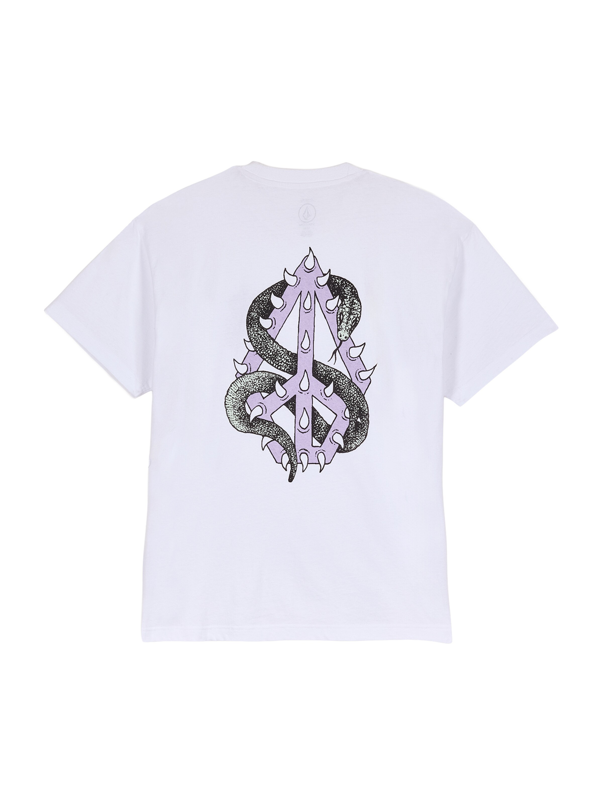 Volcom T-Shirt 'SNAKE PEACE' in Weiß