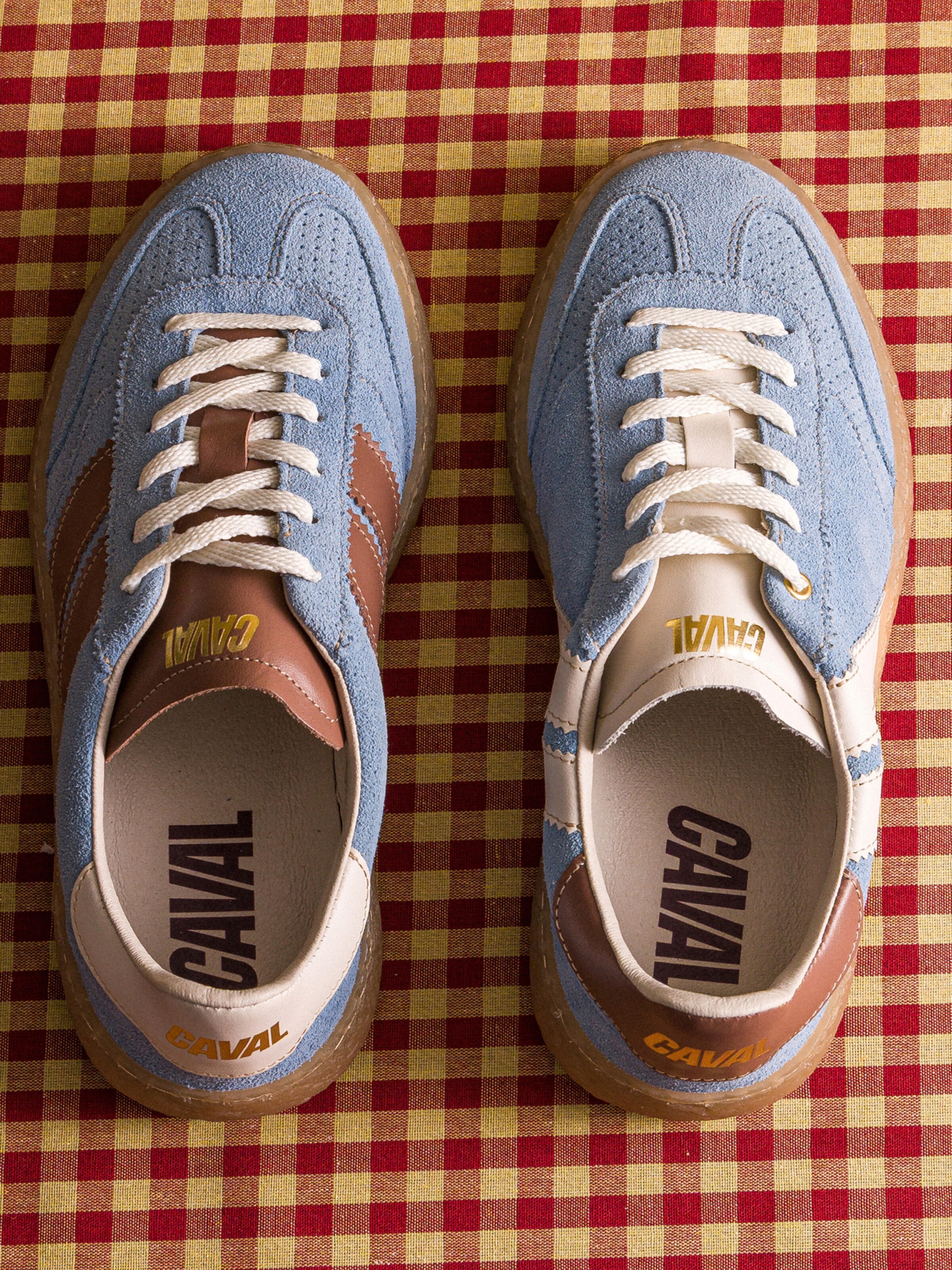 Caval Veterschoen ' HIGH PULSE ' in Blauw: bovenkant