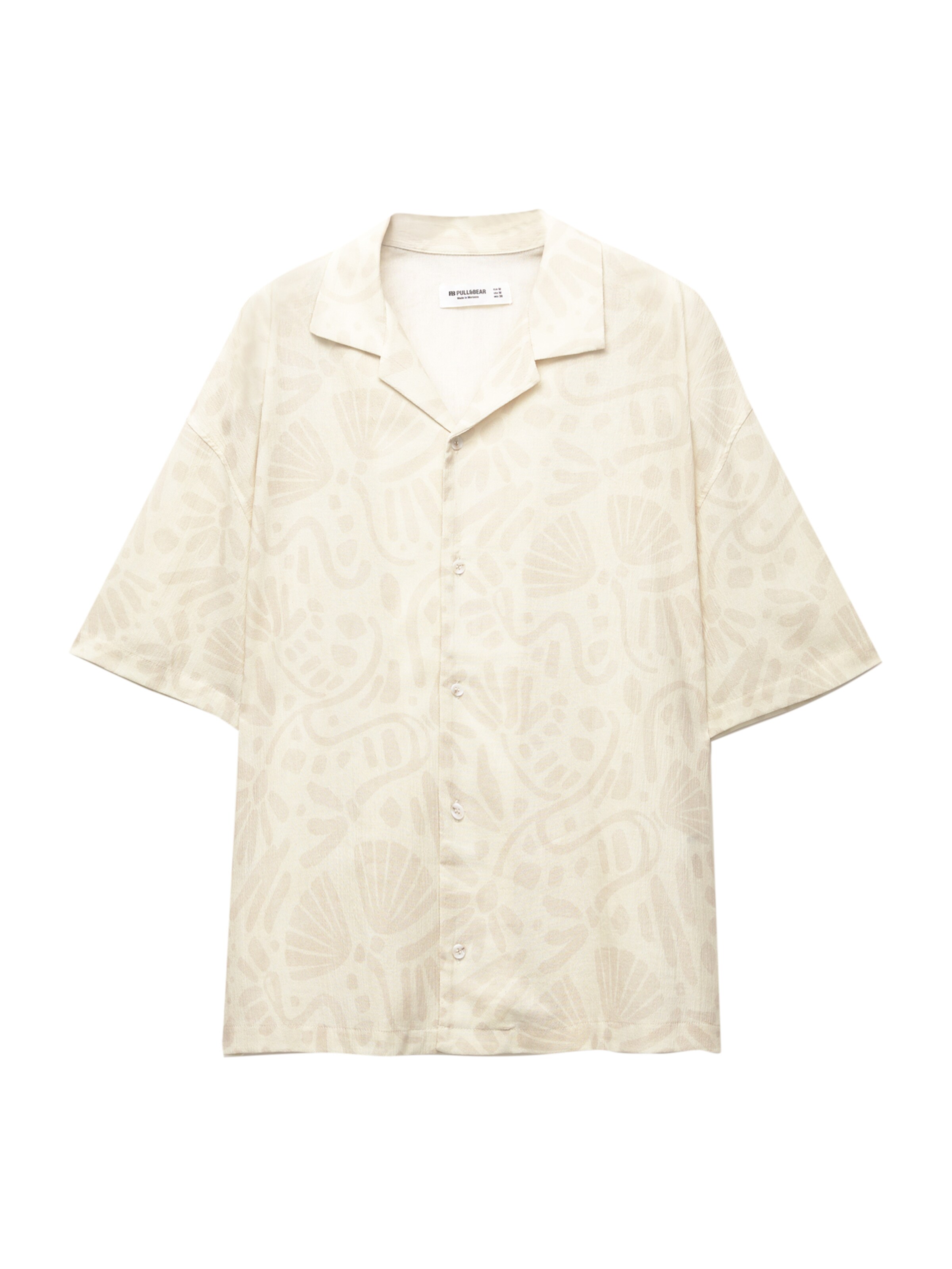 Pull&Bear Comfort fit Ing - bézs: elől