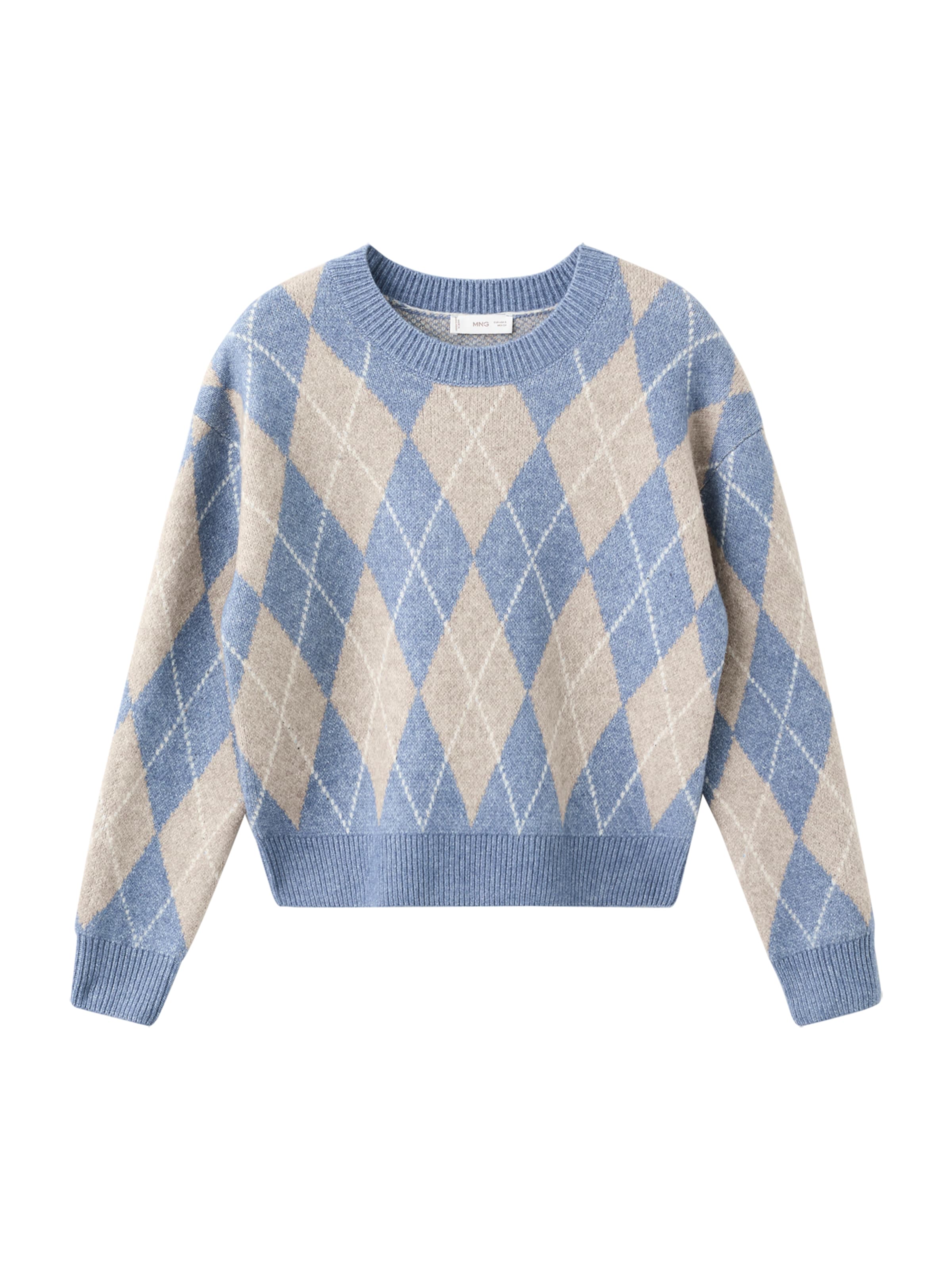 Pull-over MANGO TEEN en bleu : devant