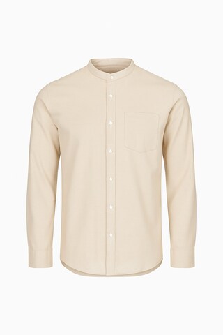 Coupe regular Chemise Ombre en beige : devant