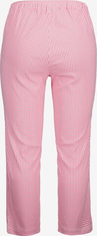 Ulla Popken Slimfit Broek in Roze