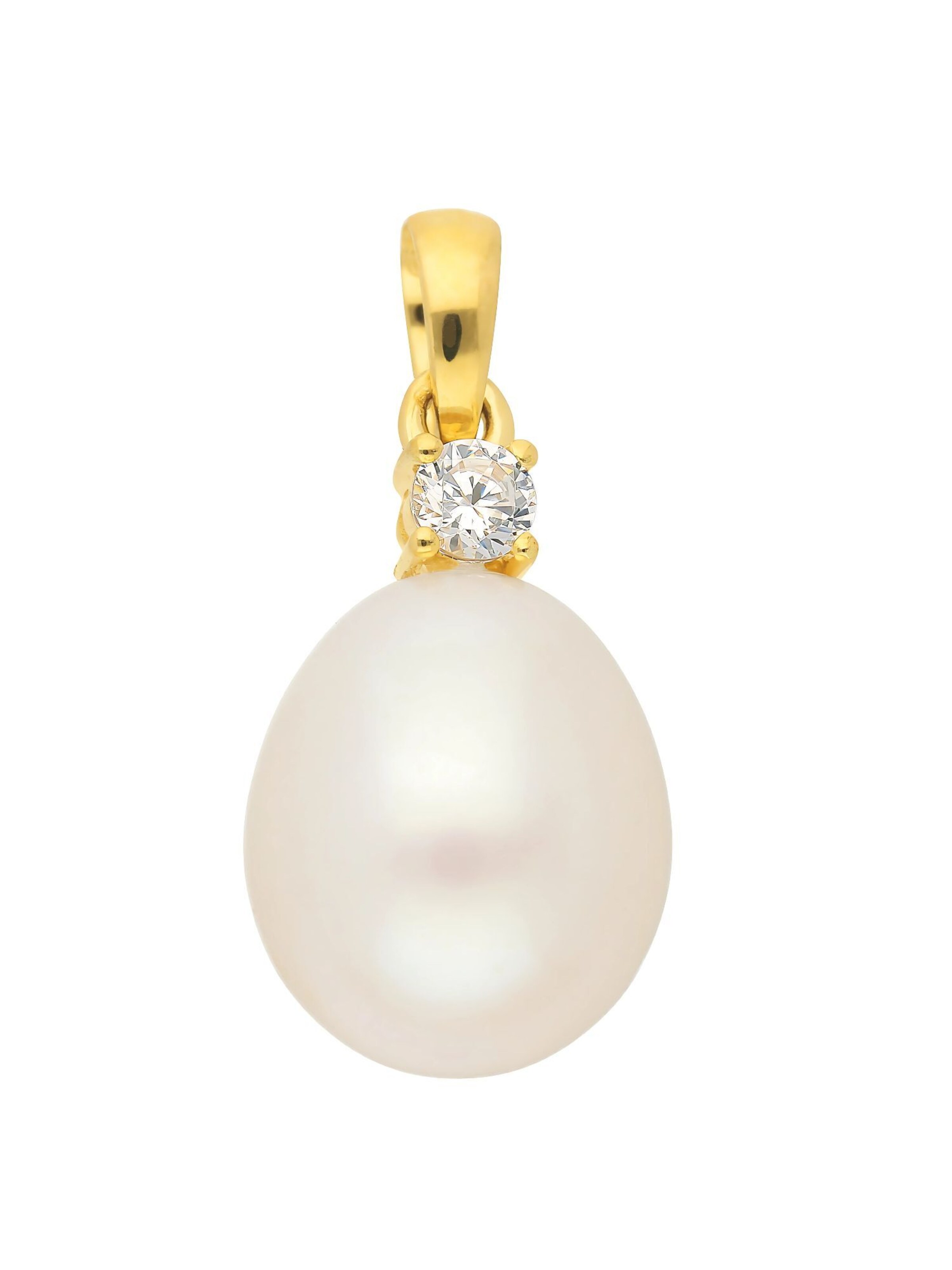 Adelia´s Pendant in Gold: front