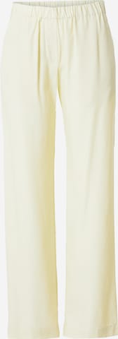 Largi Pantaloni 'Hoys' de la Samsøe Samsøe pe galben: față
