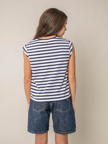 T-Shirt 'VAMIKA' Deeluxe en bleu