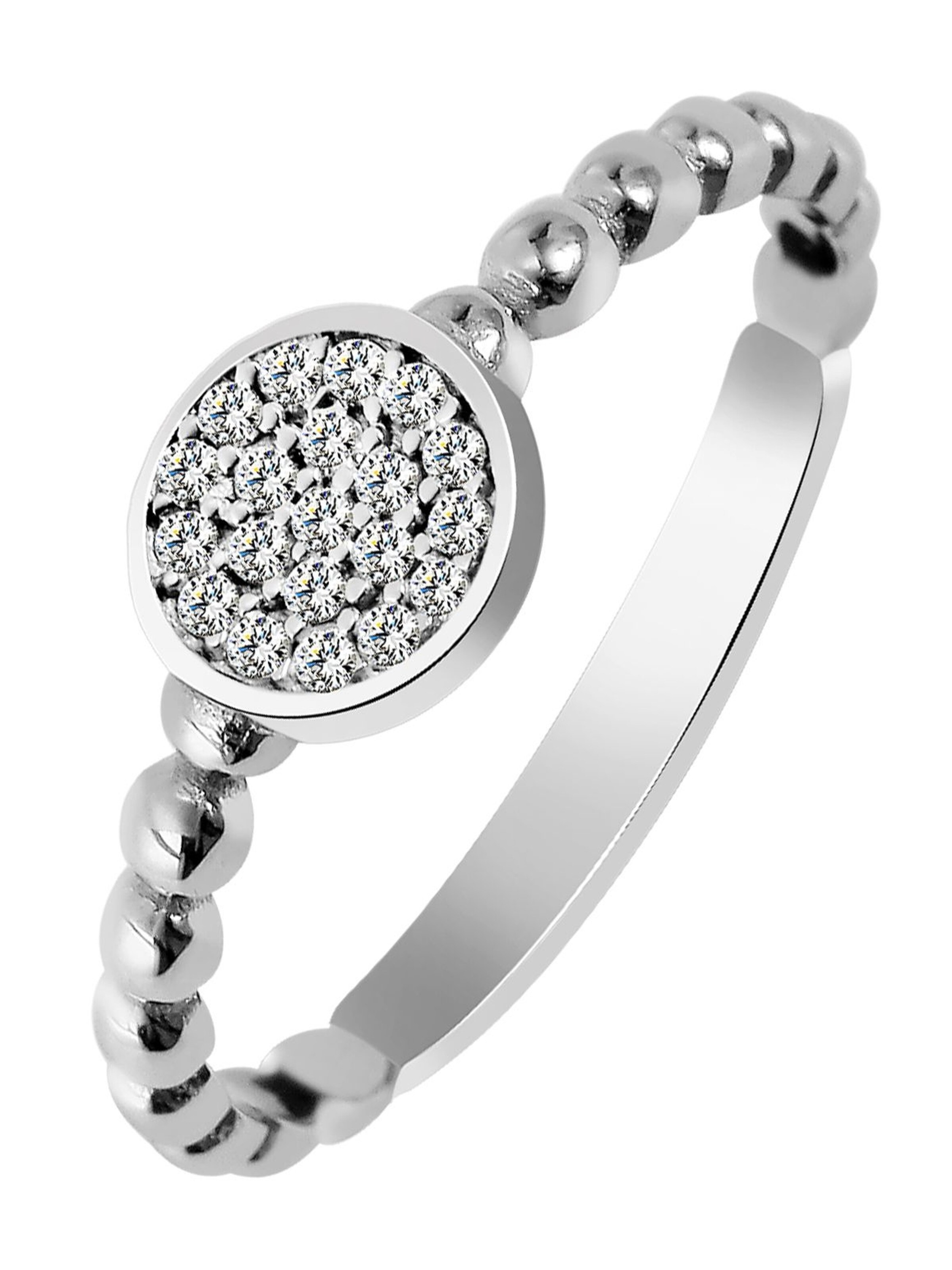 Akzent Ring 'Eivor, 925 Sterlingsilber, langlebig' in Silber