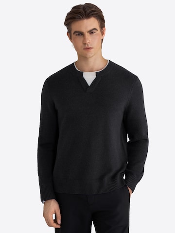 Pull-over Vantory en noir : devant