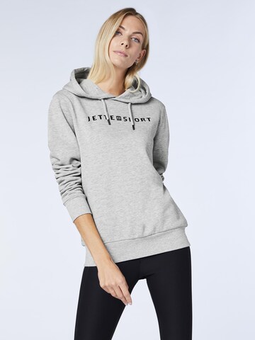 Jette Sport Sweatshirt in Grey: front