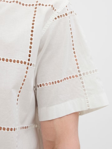 JACK & JONES - Ajuste confortable Camisa 'JORSUMMER LUKE' en blanco
