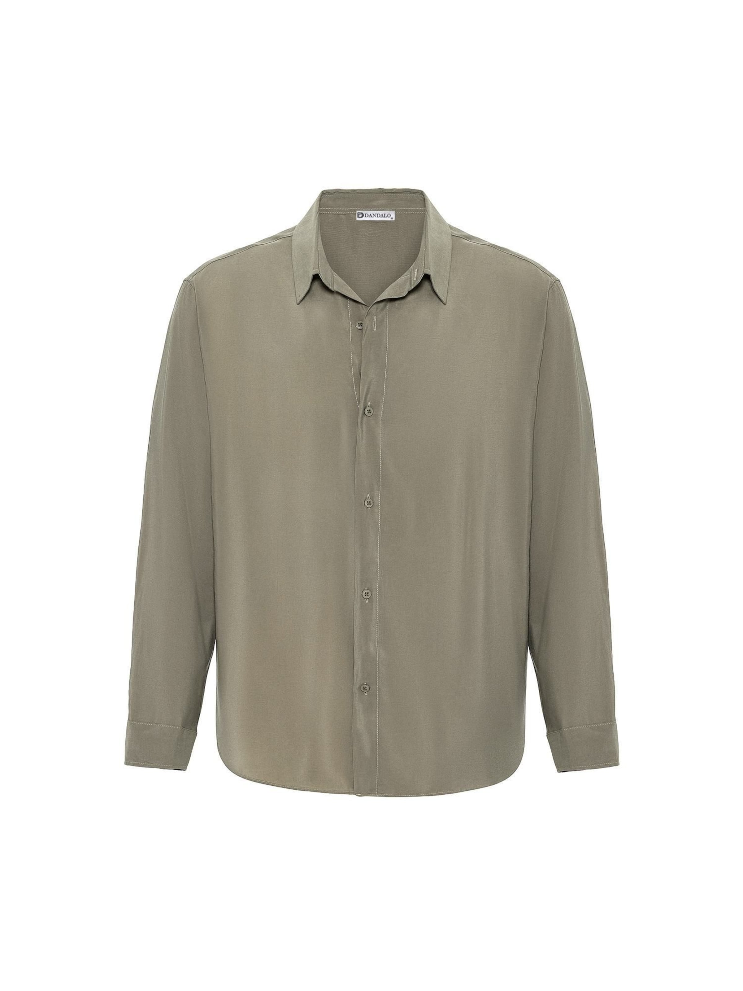 Dandalo Классический крой Рубашка в Зеленый: спереди