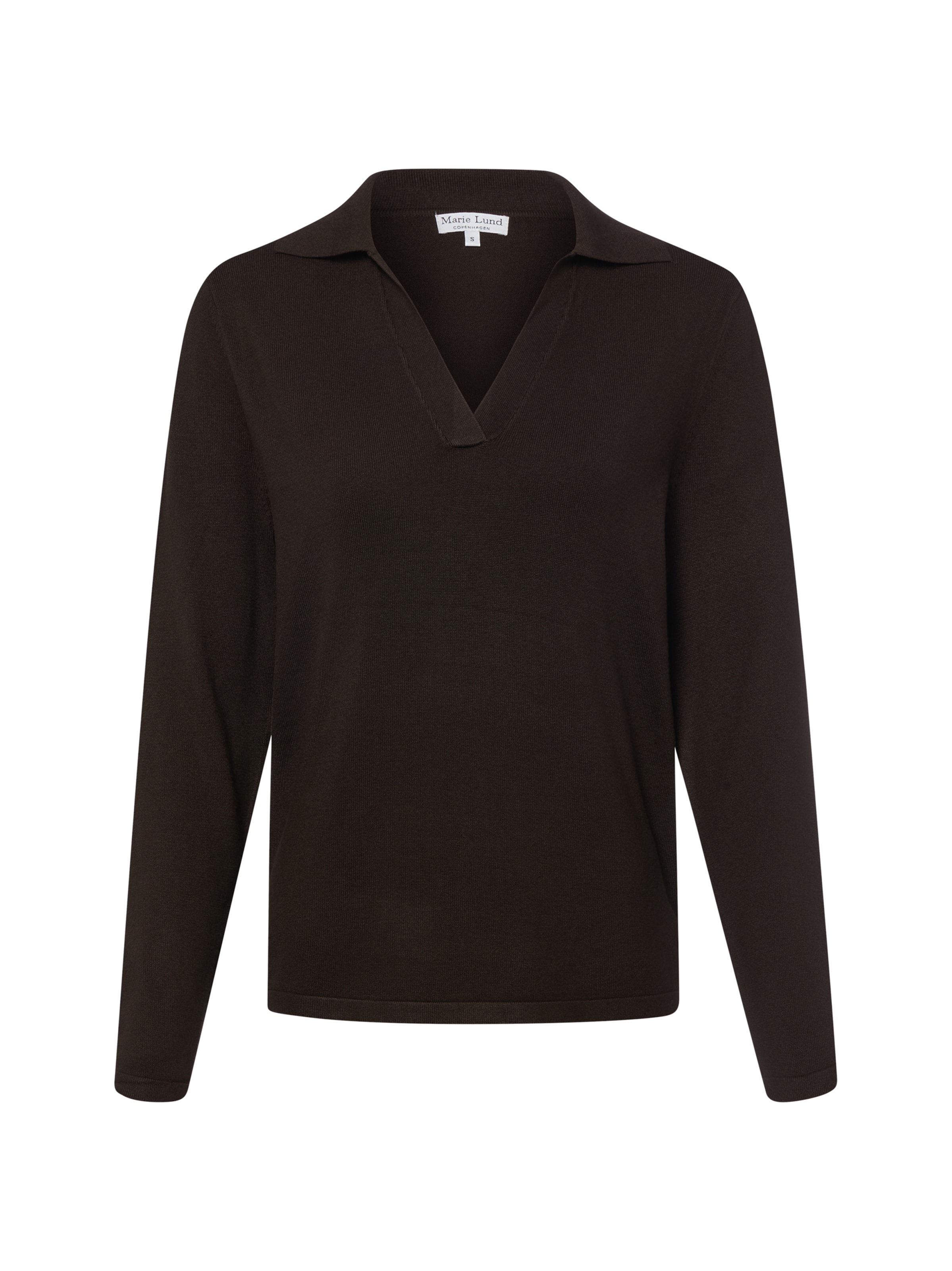 Pull-over Marie Lund en marron : devant