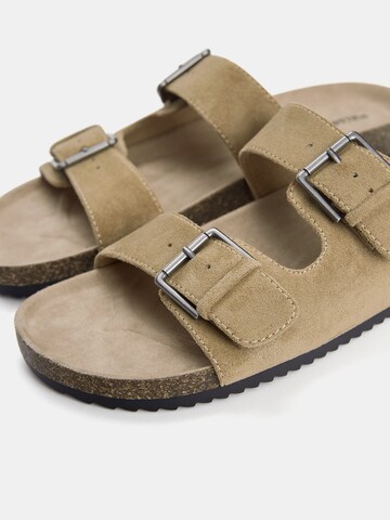 Mule Pull&Bear en beige