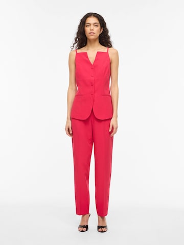 Slimfit Pantaloni '14115429' di VILA in rosa