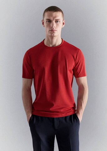 MANGO MAN Shirt 'Escala' in Red: front