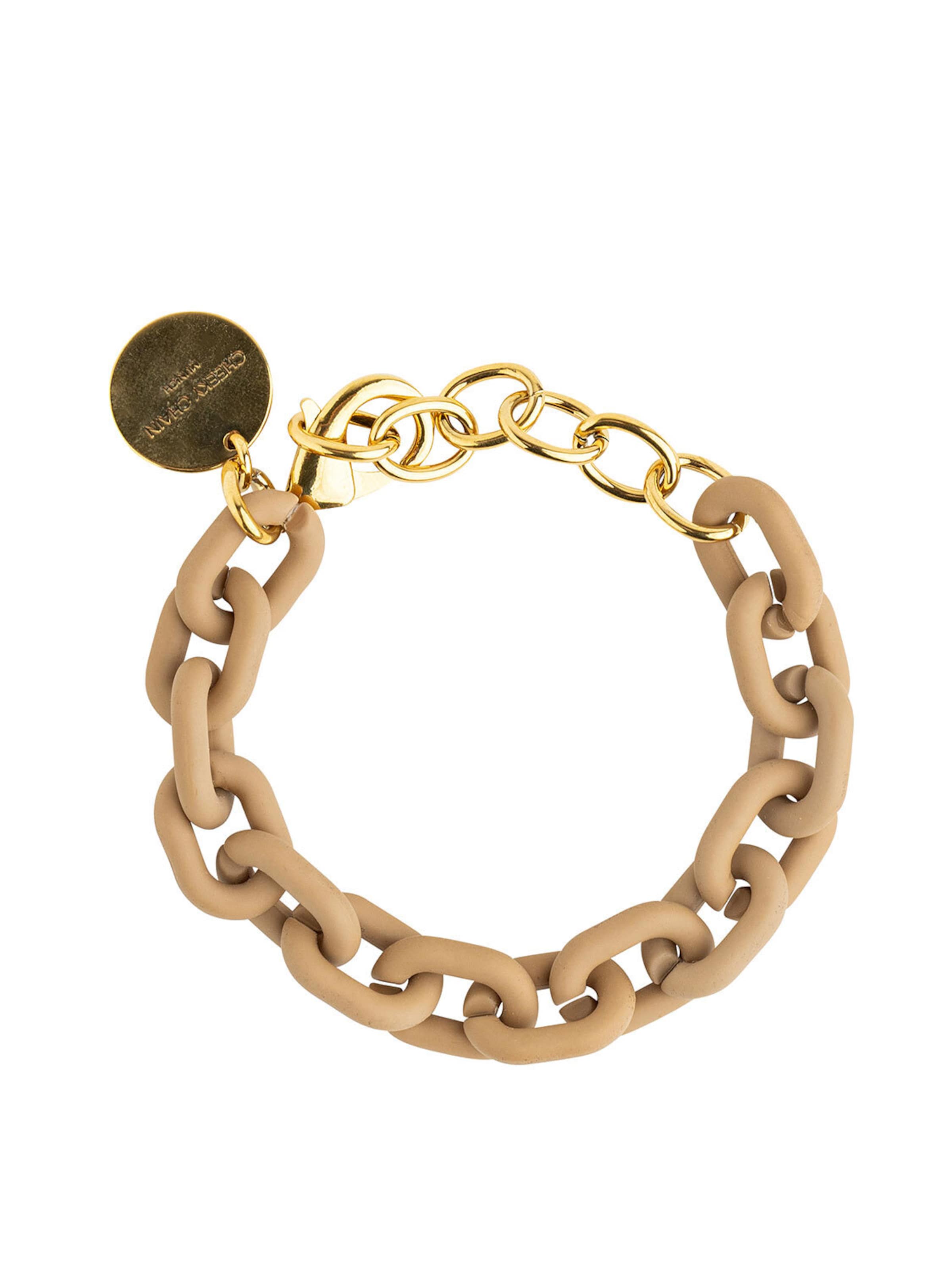 Cheeky Chain Munich Armband 'Lio' in Beige: voorkant