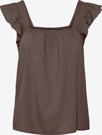 Haut 'PCPia' PIECES en marron : devant