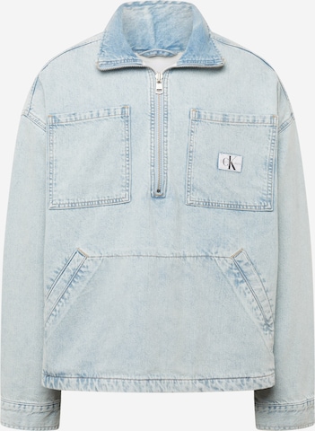 Veste mi-saison Calvin Klein Jeans en bleu : devant