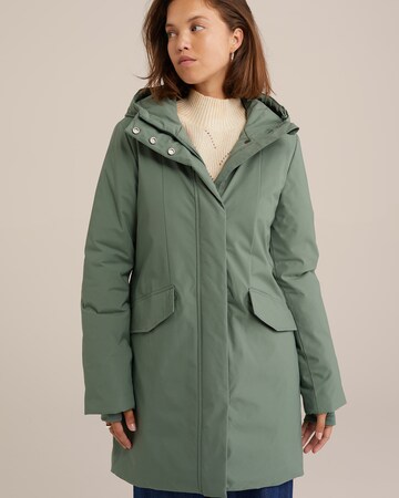 WE Fashion Winterparka in Grün