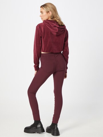 Skinny Pantaloni 'NANNA' di ONLY in rosso