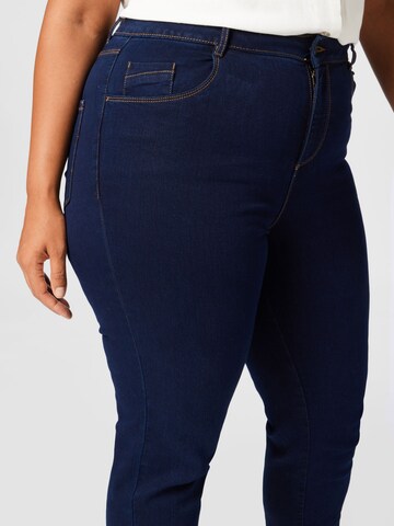 Dorothy Perkins Curve Regular Jeans 'Ellis' in Blauw