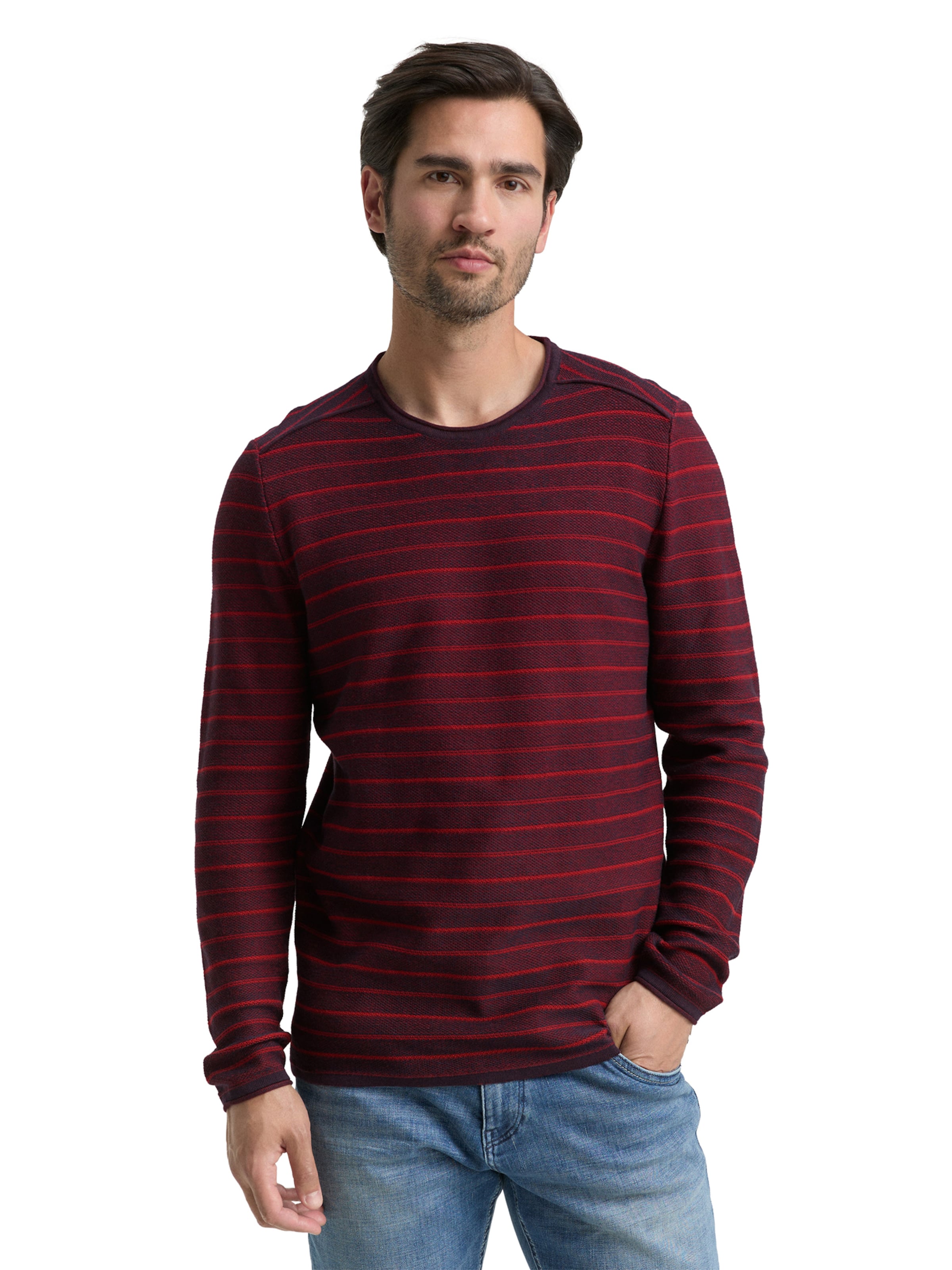 Pullover di TOM TAILOR in rosso: frontale