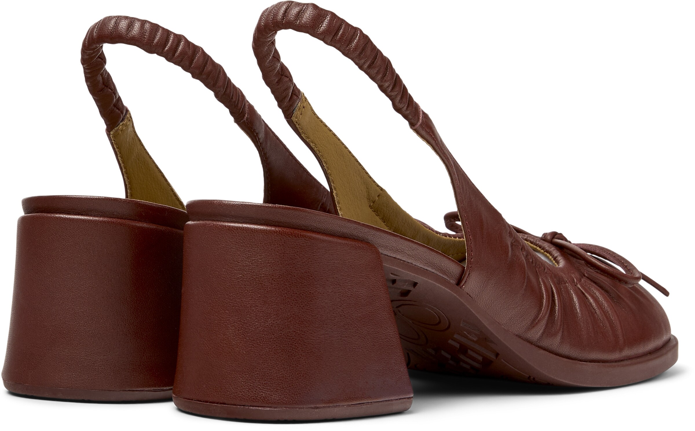 Escarpins à bride arrière 'Kora' CAMPER en rouge