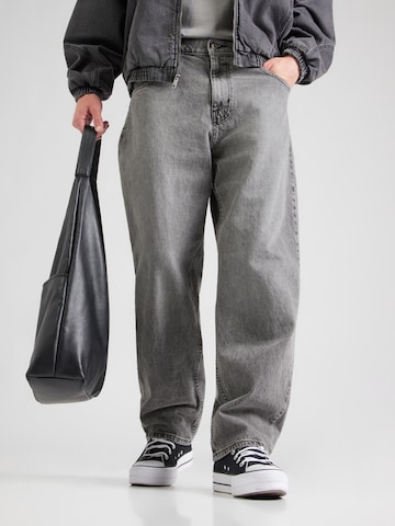 HOLLISTER Baggy Джинсы в Серый: спереди