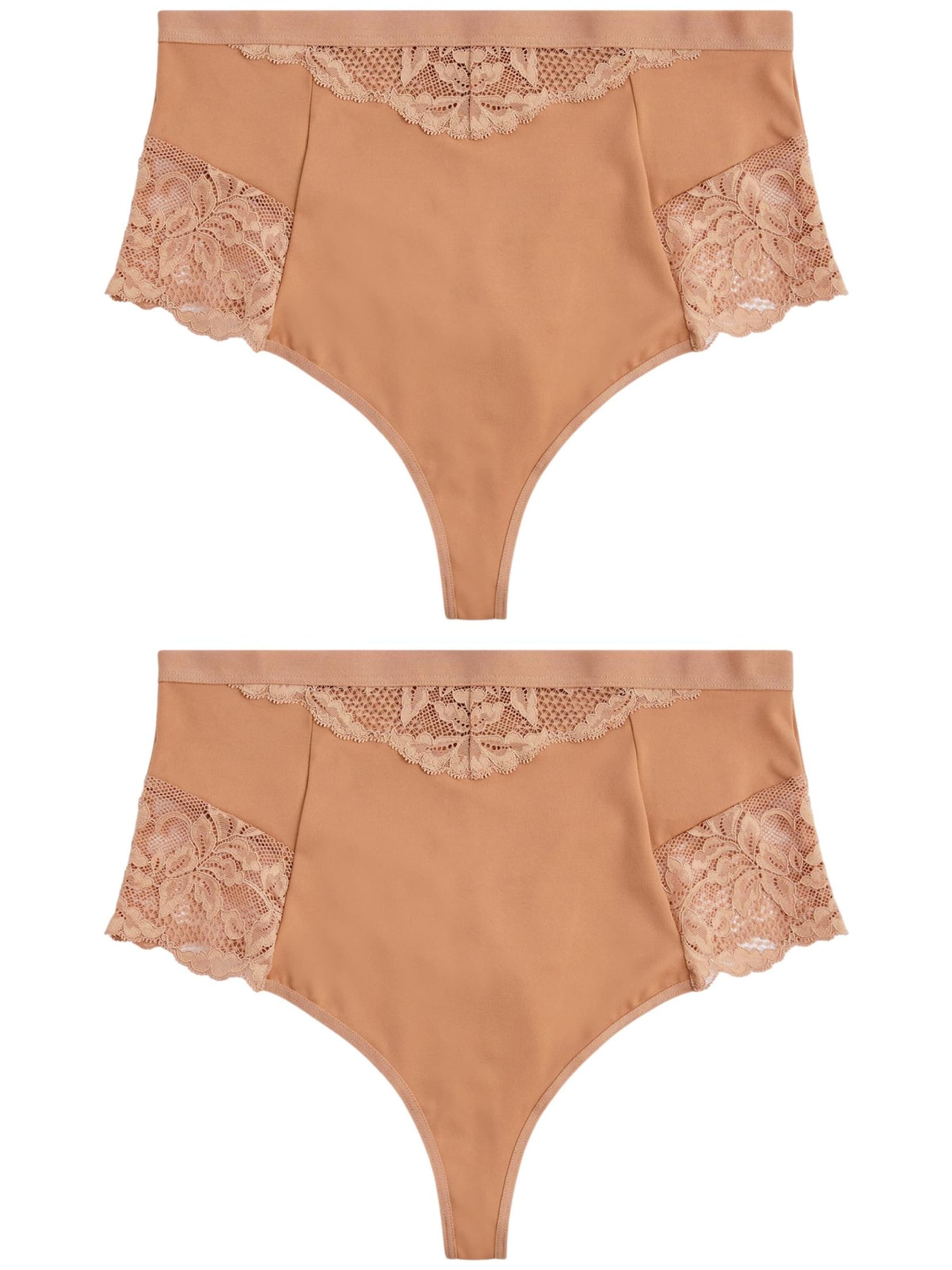 Next Majtki modelujące w kolorze beżowy: przód