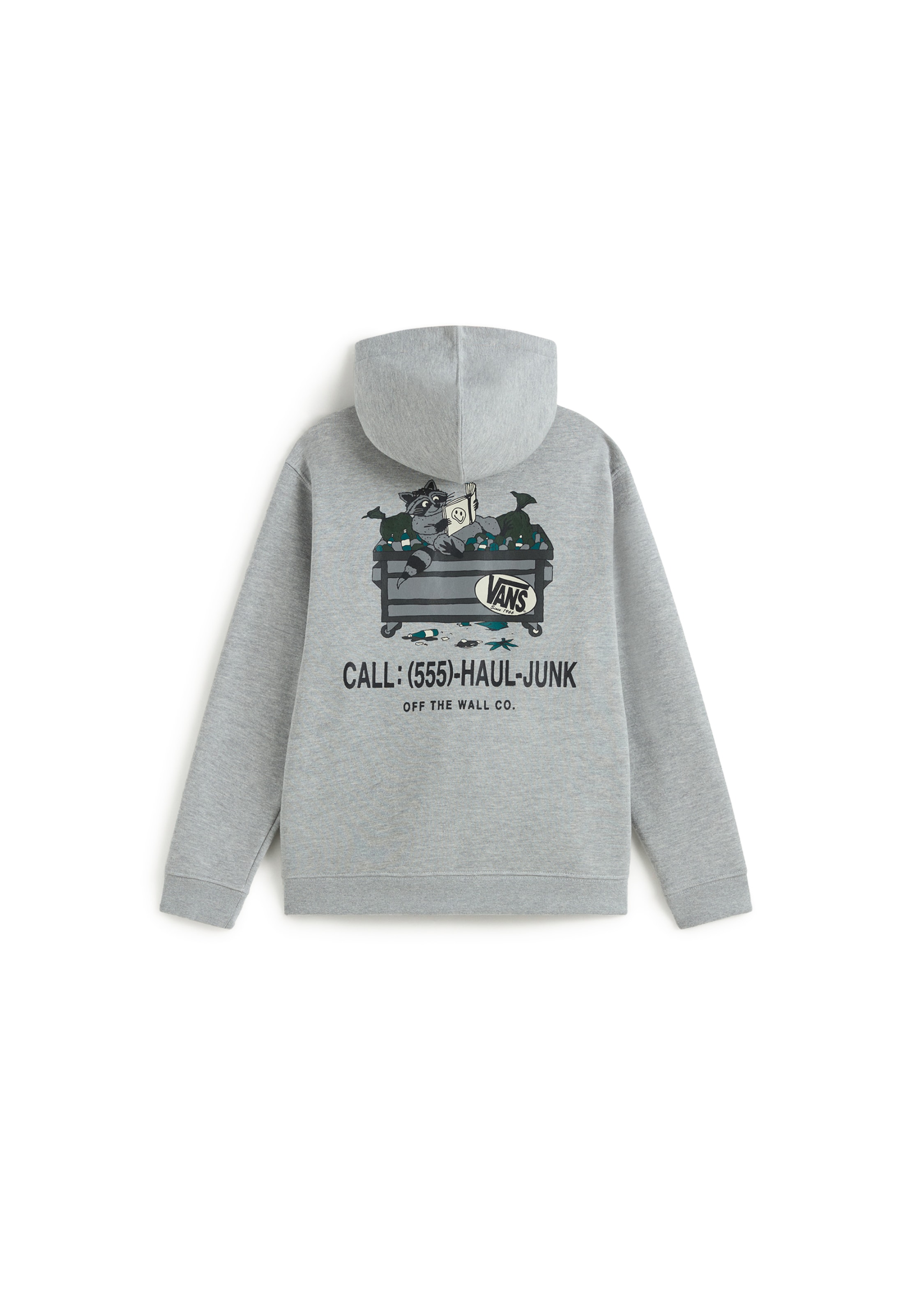 VANS Sweatjacke 'Dumpster Raccoon' in Grau