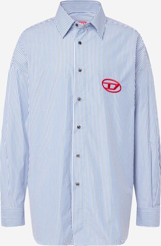 DIESEL - Comfort Fit Camisa 'DOUBER' em azul: frente