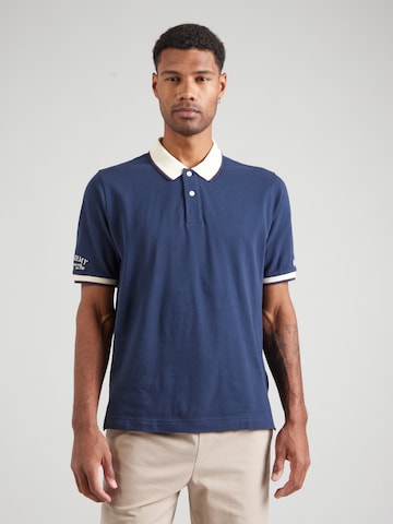 La Martina - Camiseta en azul: frente