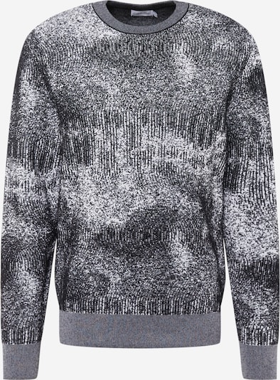 Megztinis iš Calvin Klein, spalva – pilka / juoda, Prekių apžvalga