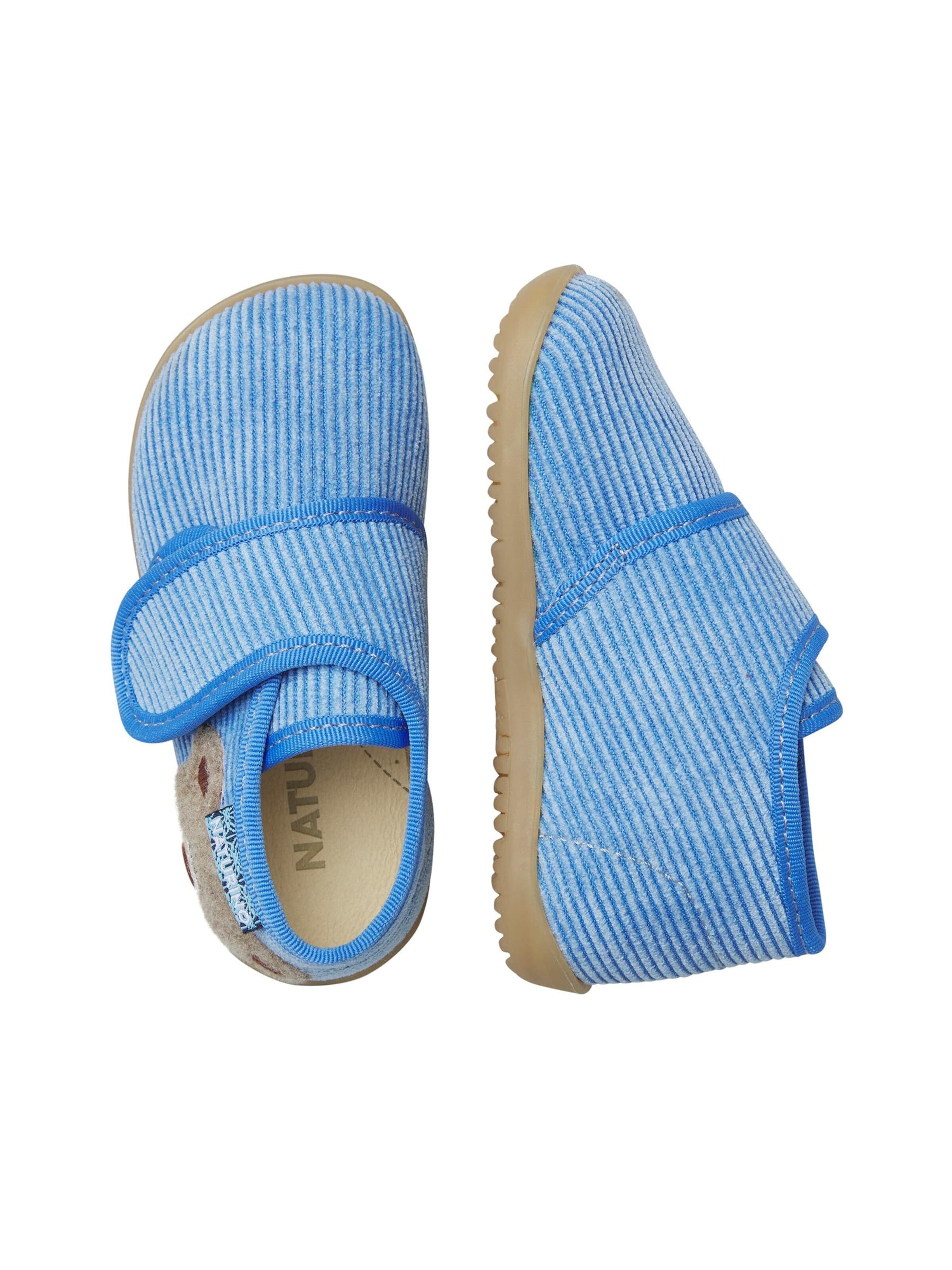 NATURINO Slipper 'CARILLON' in Blue