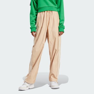 ADIDAS ORIGINALS Loosefit Broek in Beige: voorkant