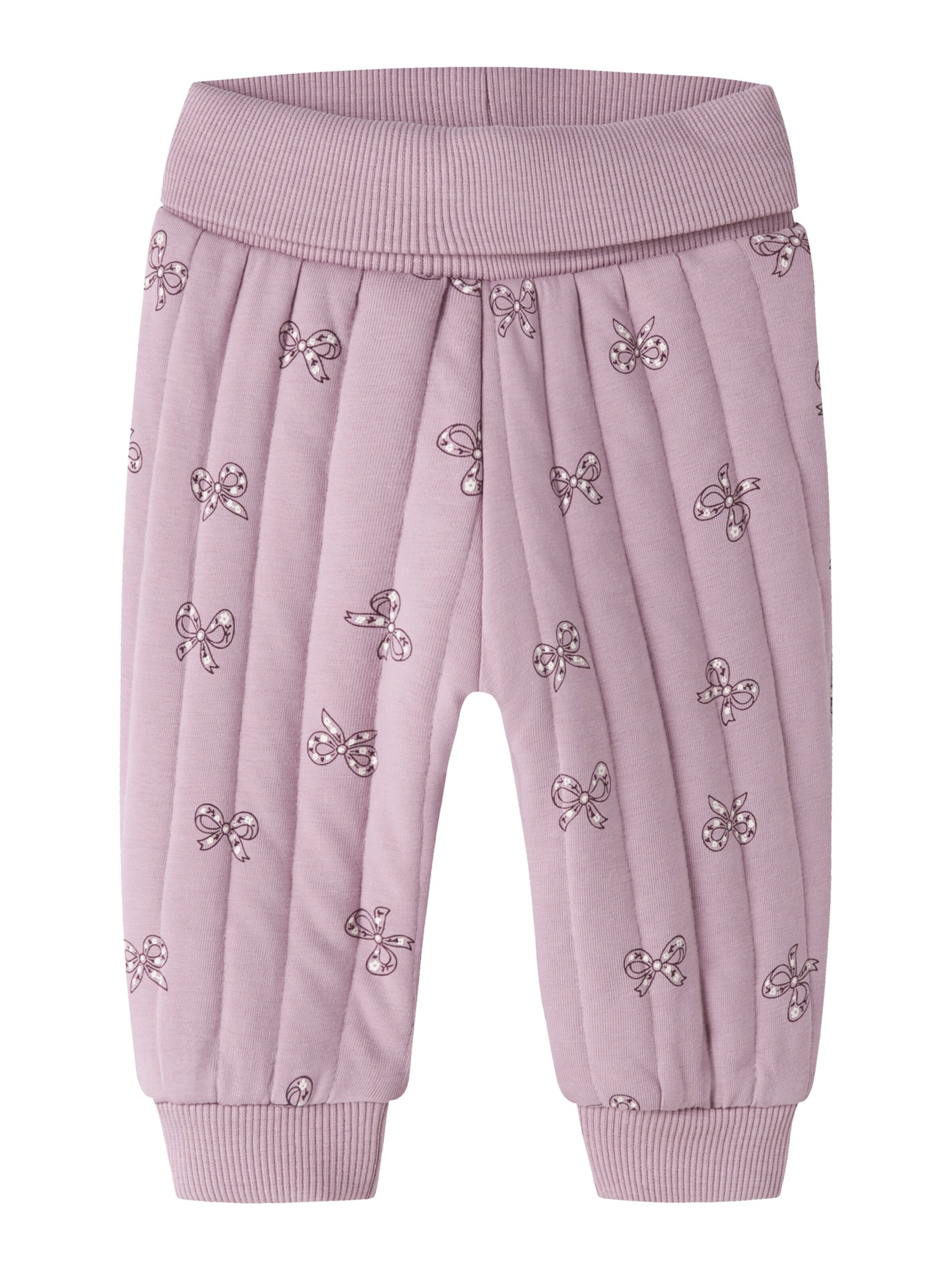 NAME IT - Tapered Pantalón 'NBFRULIE' en lila: frente
