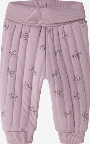 Effilé Pantalon 'NBFRULIE' NAME IT en violet : devant