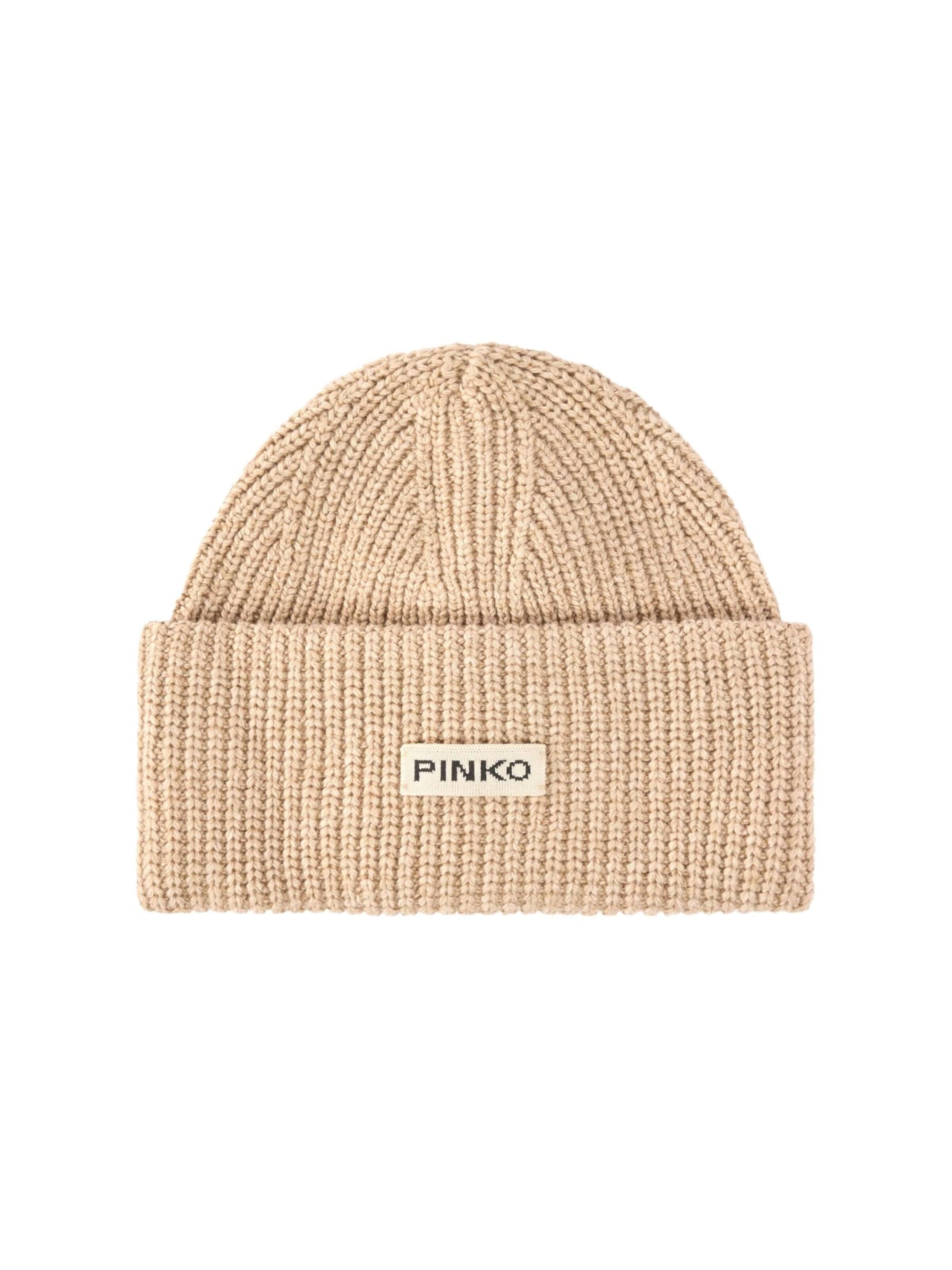 PINKO Muts in Beige: voorkant