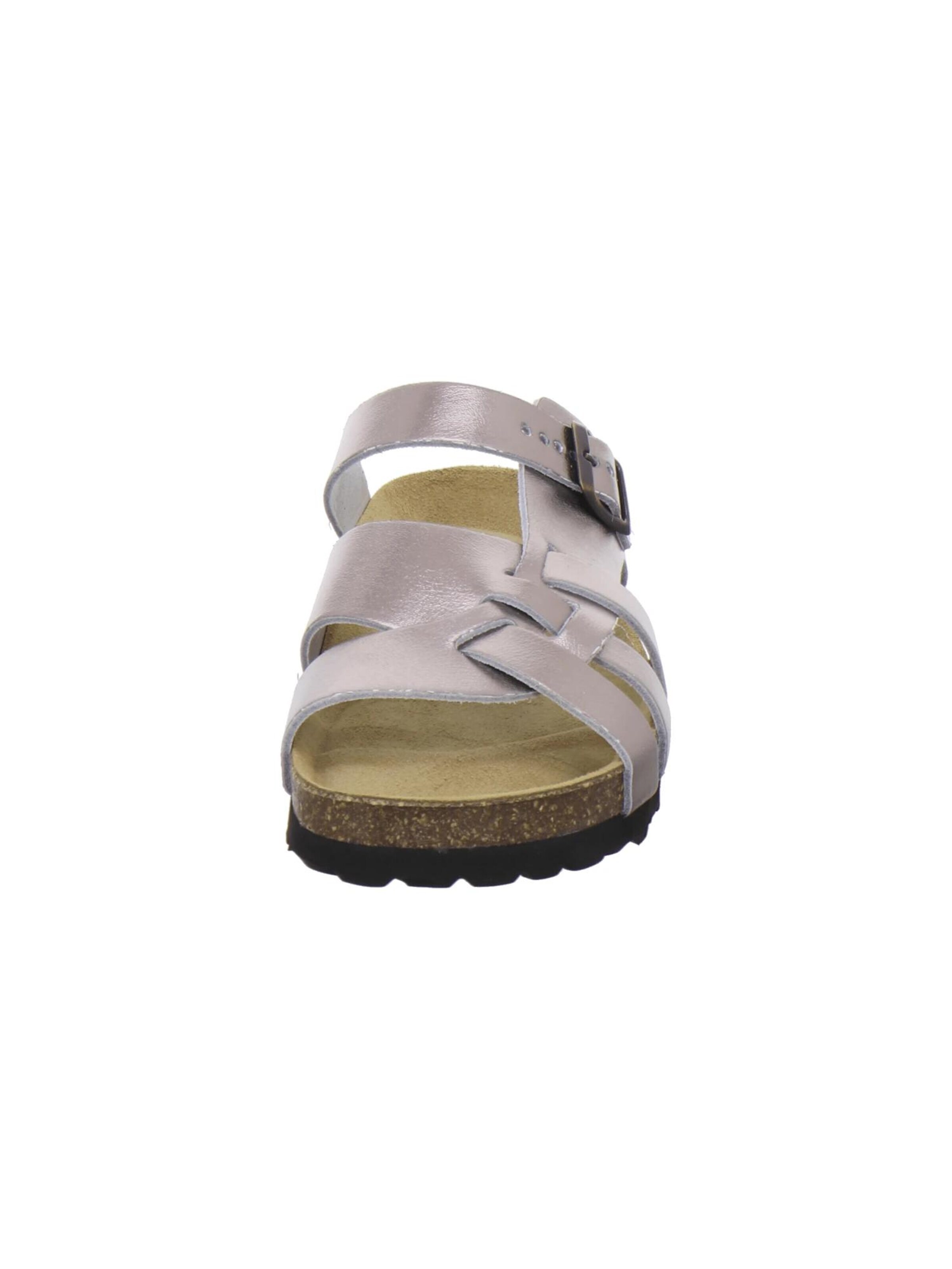 Zoccoletto 'Pantoletten Damen Kralle metallic' di AFS-Schuhe in argento