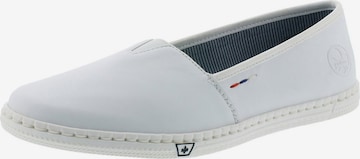 Rieker Slip-ons in White: front