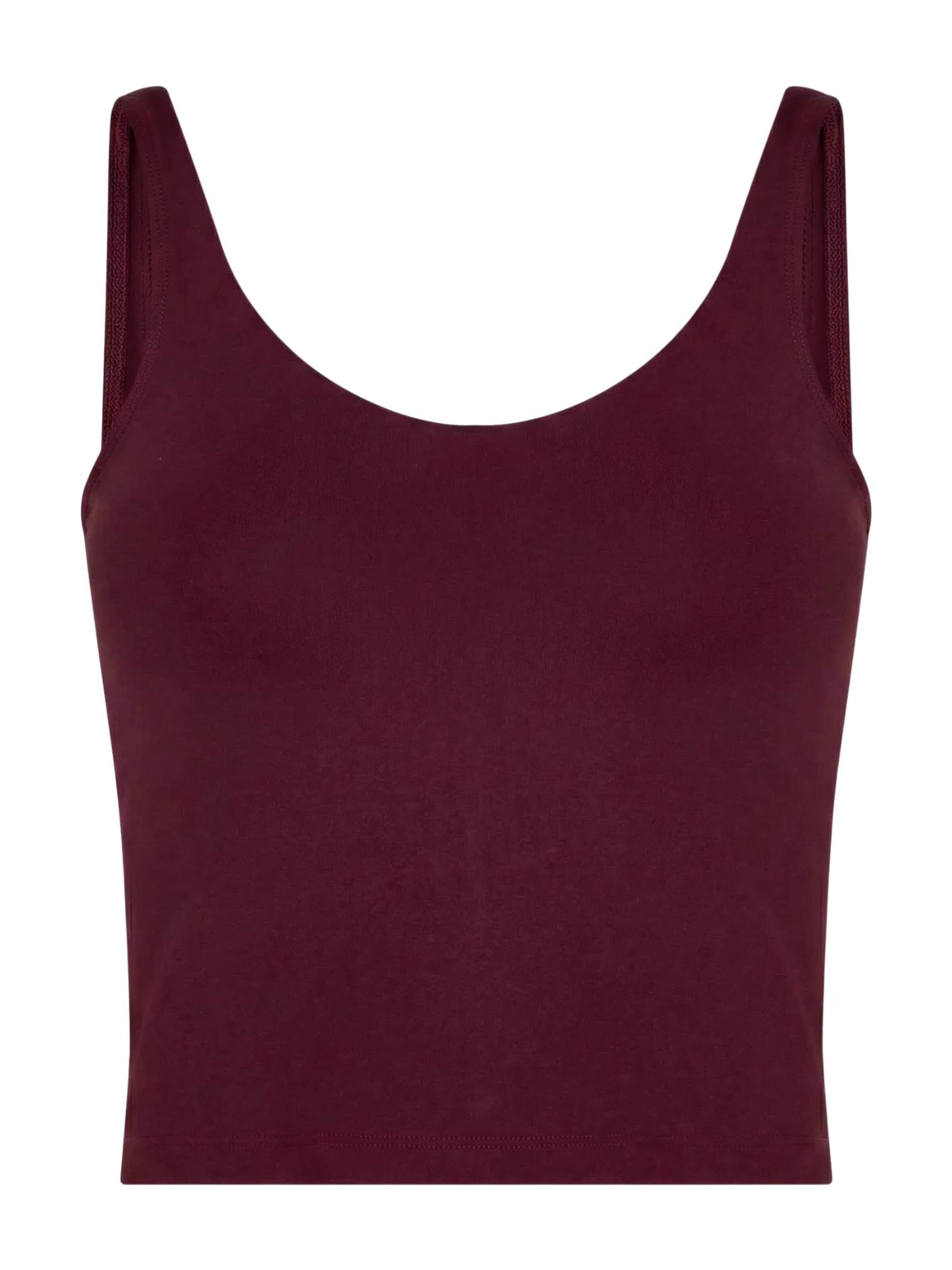 YO-GAYA Sporttop 'Sculpting Top' in Rood: voorkant
