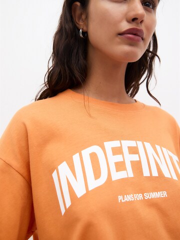 T-shirt Pull&Bear en orange