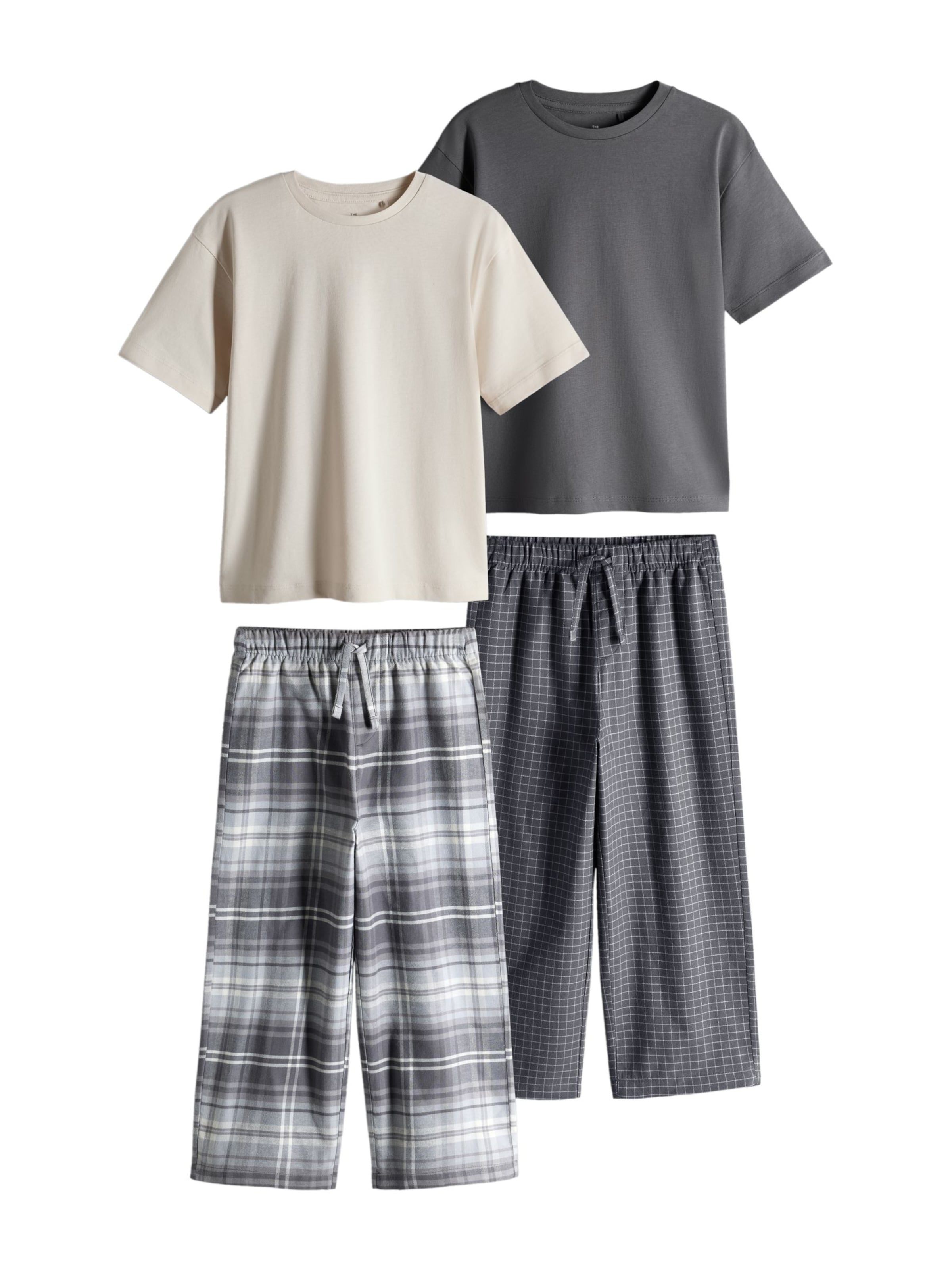 The Set - Pijama em cinzento: frente