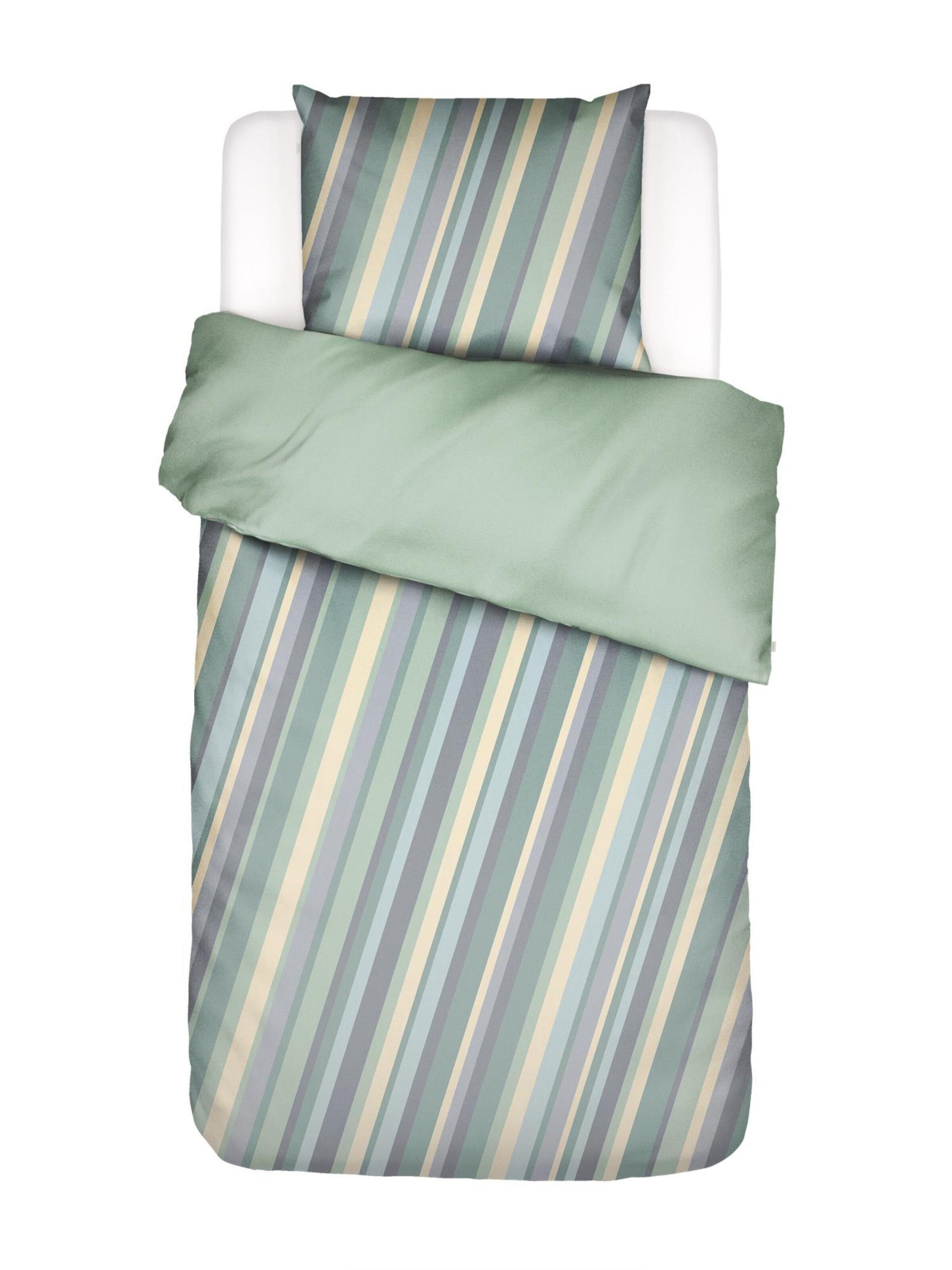 ESSENZA Duvet Cover 'Suzie' in Green: front