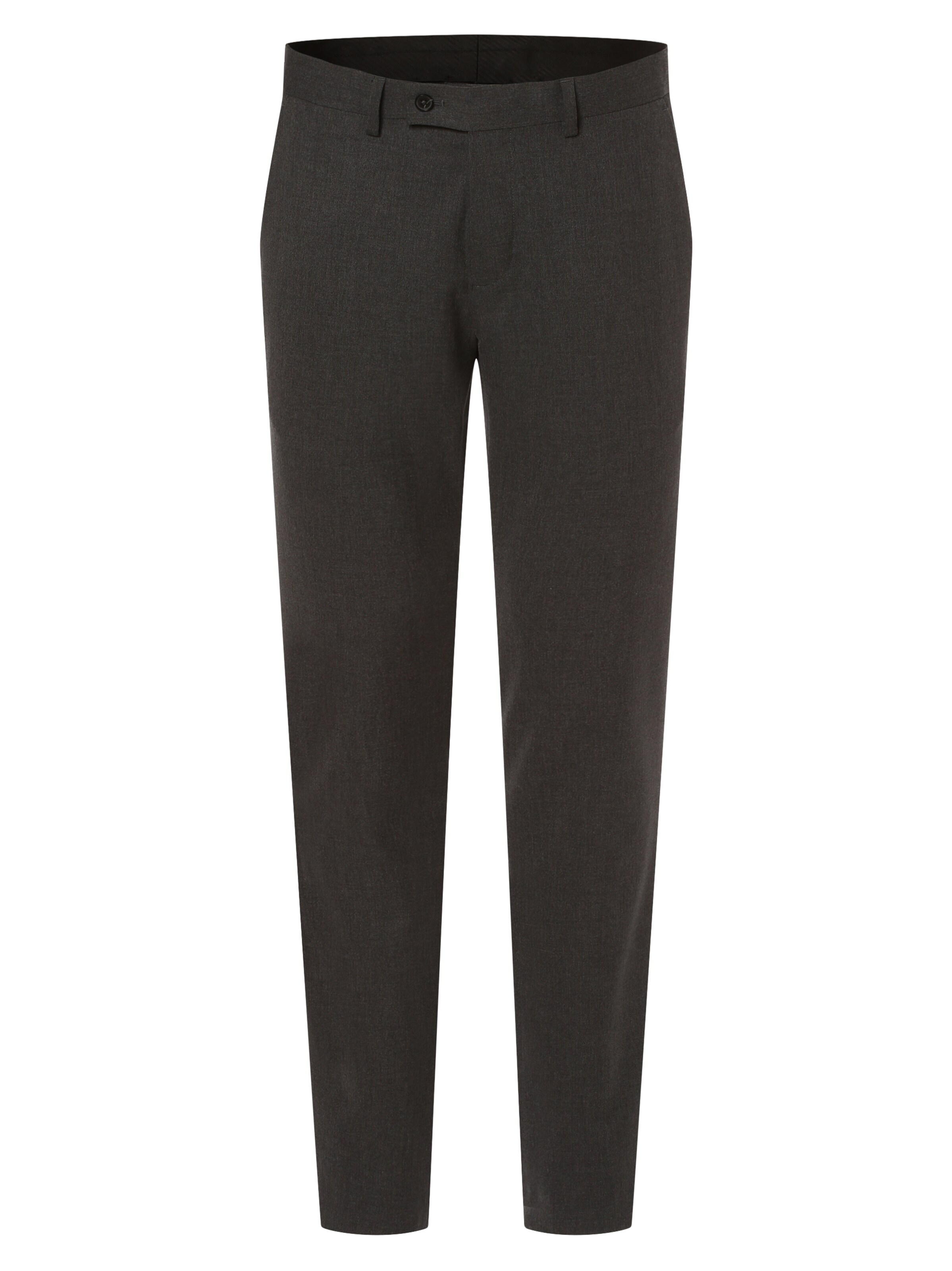 Finshley & Harding Slimfit Broek in Grijs: voorkant