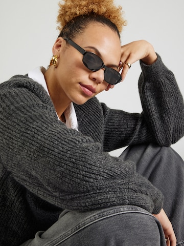 ONLY Carmakoma Knit cardigan 'CARCLARE JULES' in Grey
