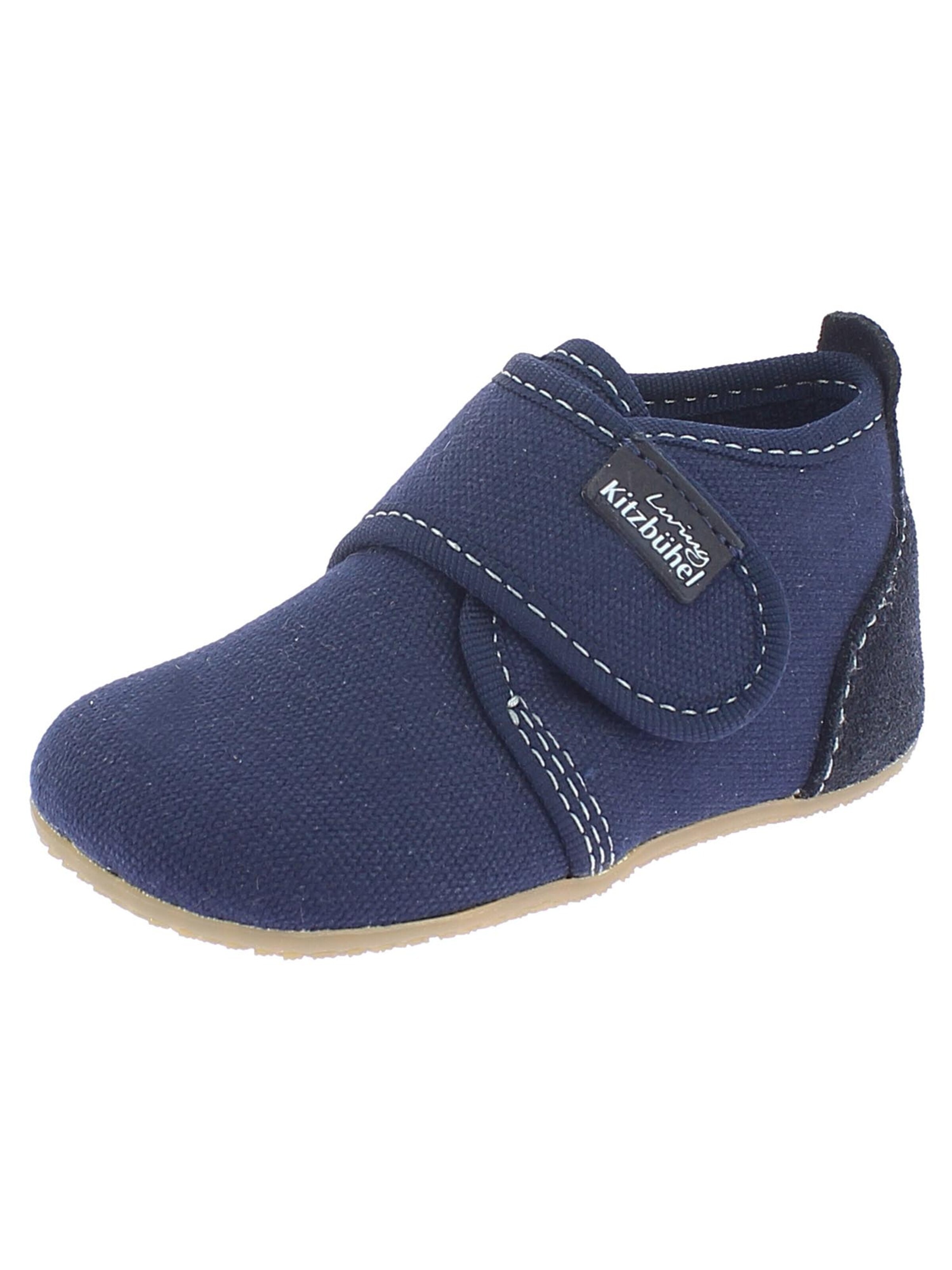 Living Kitzbühel Huisschoenen 'Cotton' in Blauw: voorkant